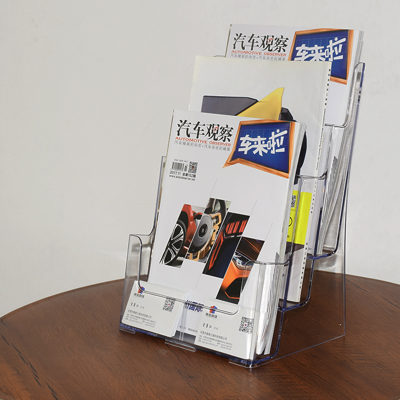 A4三層桌面展示架宣傳單報刊架彩頁架宣傳展示架透明資料架台面在類目 電子詞典/電紙書/文化用品, 收納/陳列用品, 書報架/展示架中 - 來自Buy2taobao.com提供專業的淘寶代購服務