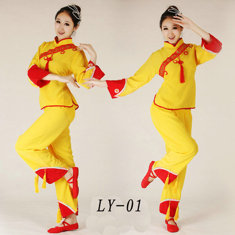 特价秧歌服 民族演出服 集体舞台服 <em>古代</em>丫鬟服