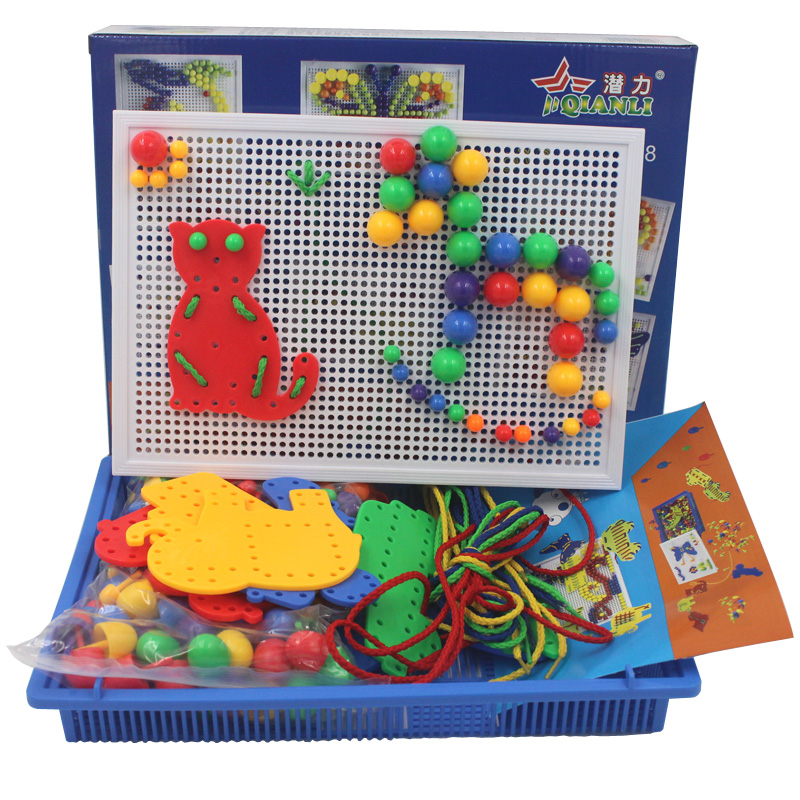 Children's Day gift 3-4567 Puzzle intelligence Toys 3D three-dimensional Jigsaw puzzle Child baby Mosaic Building blocksin the Toy/Childs/Puzzle/Building block/Model , Beads/Jigsaw/Pair/Disassembly/Beat Toy , Inserted beads/Mushroom nailing category - from Buy2taobao.com to provide professional Taobao agent buy service