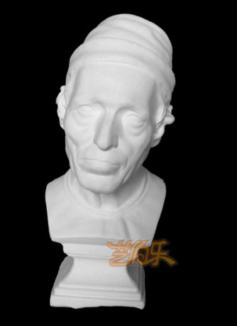 石膏像 艺伯乐石膏胸像 戴帽老人胸像 素描静物
