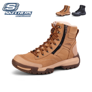  skechers斯凯奇马丁靴 韩版潮流真皮牛皮男户外短靴