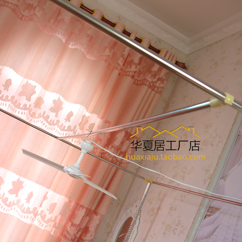 风扇杆 宫廷落地式坐床式公主方顶蚊帐不锈钢支架 吊扇杆|ruв категории постельные принадлежности, москитная сетка - от Buy2taobao.com для оказания профессиональной услуги покупки агента Taobao