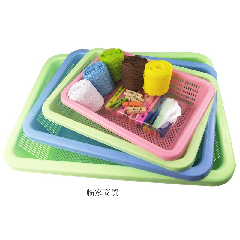 塑料筐玩具筐收纳筐幼儿园区角材料游戏筐杂物玩具收纳篮子长方形|ruв категории игрушка/коляска/головоломка/блоки/модель, Другие игрушки - от Buy2taobao.com для оказания профессиональной услуги покупки агента Taobao