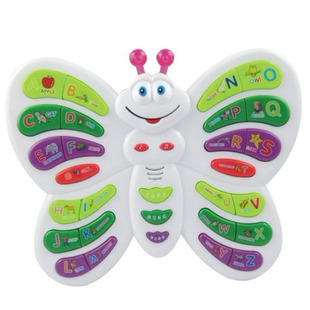 麦迪熊蝴蝶拼音字母儿童宝宝益智早教学习机故