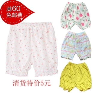  儿童节夏季超热款~木耳花边纯棉短裤/婴儿短裤/女童短裤灯笼裤