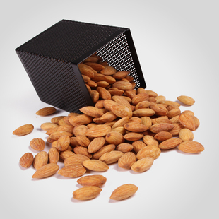  曼曼de爱坚果零食果仁无壳杏仁 肉厚香脆润肺 240g x2