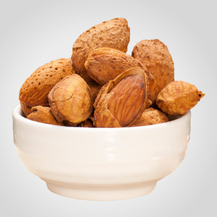  曼曼de爱 特产零食 新疆巴旦木手剥薄壳杏仁 228gx2