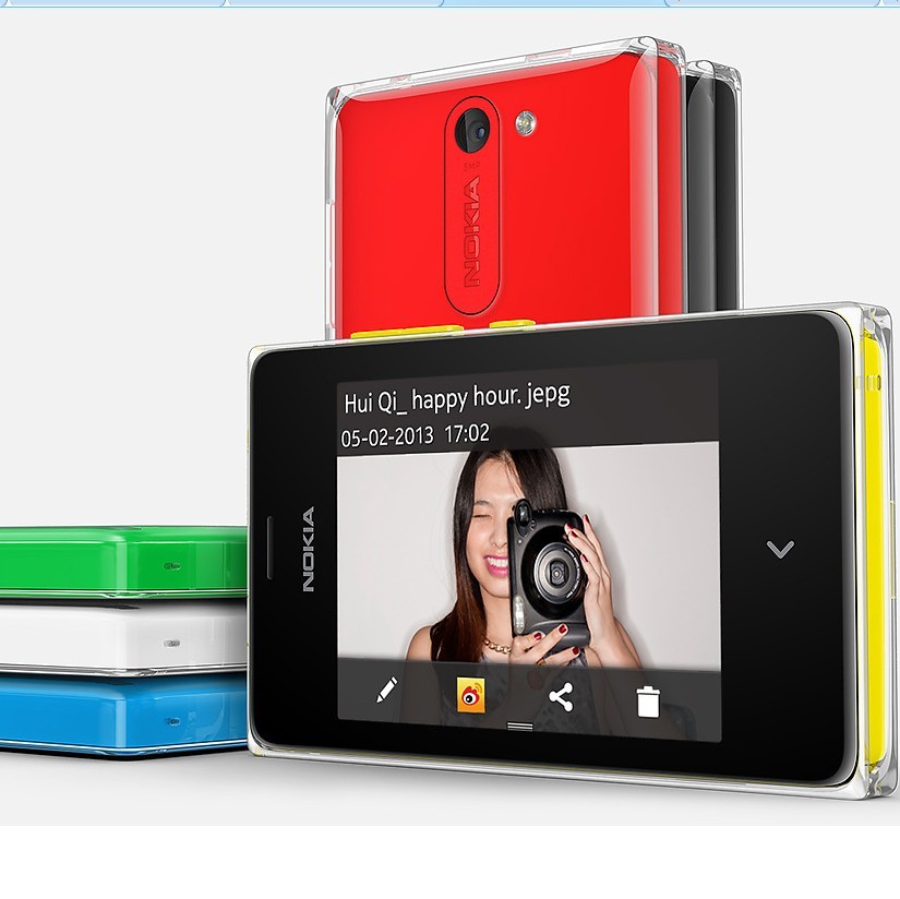 Asha 500 果冻外壳智能手机首批预定 Nokia\/诺