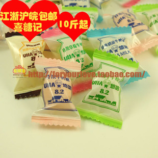  结婚喜糖 婚庆糖果 散装批发 味觉糖UHA 悠哈奶糖 500g促销