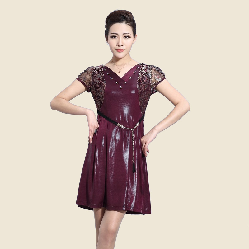 2013新品高档中年知性优雅女装连衣裙 雪纺大牌大码礼服宴会装 2013新品高档中年知性优雅女装连衣裙 雪纺大牌大码礼服宴会装