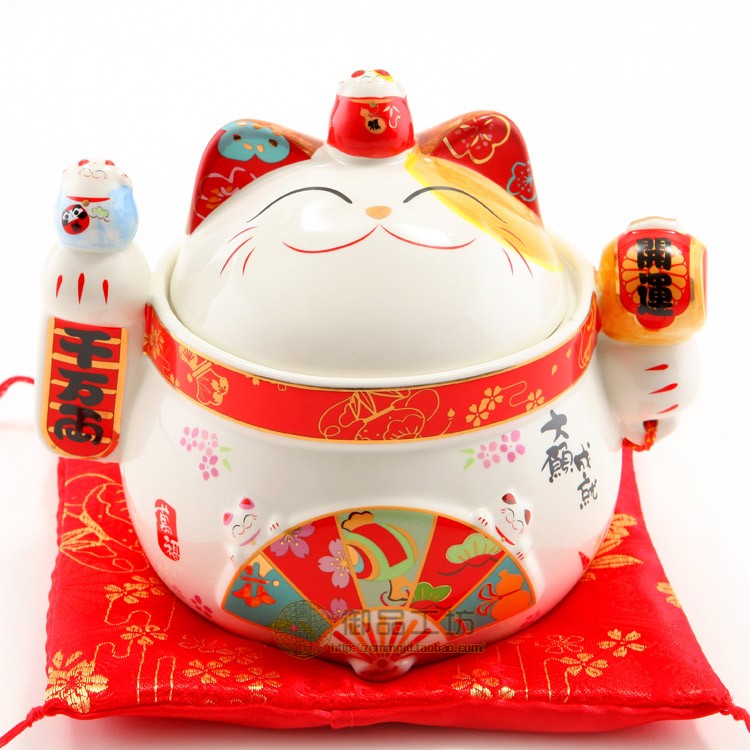 金石工坊 招財貓 糖罐 喜糖罐 陶瓷 擺件 結婚禮物 53282在類目 家居飾品, 裝飾器皿, 招財貓中 - 來自Buy2taobao.com提供專業的淘寶代購服務