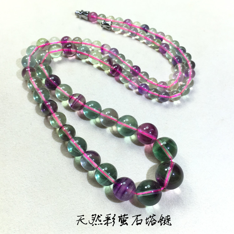 天然螢石塔鏈項鏈 天然水晶項鏈毛衣鏈螢石飾品禮物在類目 飾品/流行首飾/時尚飾品新, 項鍊中 - 來自Buy2taobao.com提供專業的淘寶代購服務