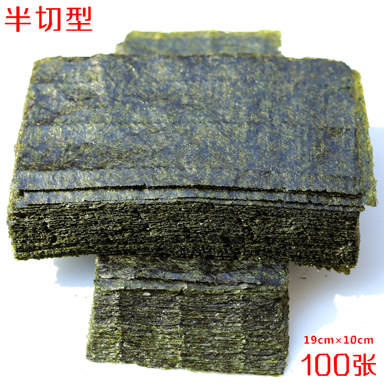 半切型寿司海苔 特级手卷寿司店专用海苔100张寿司皮包三角饭团用在类目 零食/坚果/特产, 鱿鱼丝/鱼干/海味即食, 海苔系列中 - 来自Buy2taobao.com提供专业的淘宝代购服务
