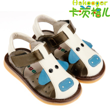 The Kaci Ge child summer cowhide tendon soft bottom of Jiao Jiao toddler shoes baby sandals for men and women baby shoes special berserk