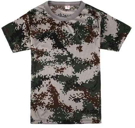 新款数码通用T恤07迷彩纯棉半袖 07短袖 男士