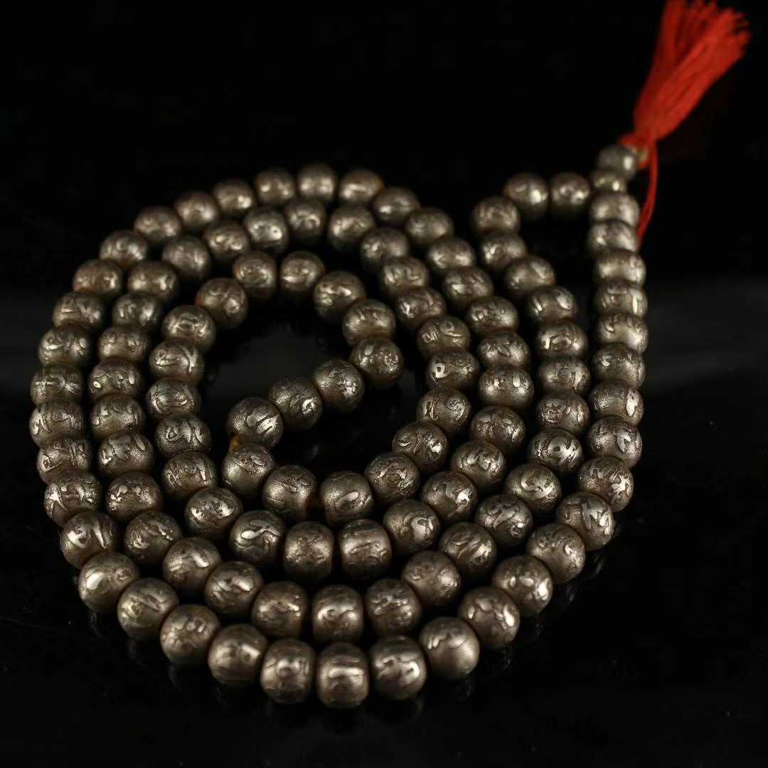 Nepal Tibetan temple manual Tiantie carving Mantra Bead 108 Beads beads Necklacein the Accessories/Fashion Jewelry, Necklace category - from Buy2taobao.com to provide professional Taobao agent buy service