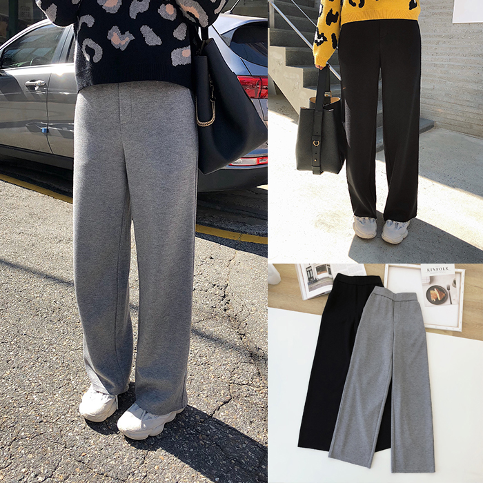 辰辰妈女装2019秋冬新款阔腿裤女长裤垂感百搭显瘦休闲裤宽松裤子|ruв категории Женская одежда, брюки, брюки - от Buy2taobao.com для оказания профессиональной услуги покупки агента Taobao