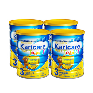  Karicare可瑞康 新西兰原装进口金装婴幼儿牛奶粉3段三段 4灌装