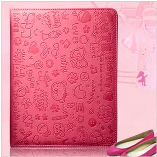  包邮7寸平板电脑通用皮套华为S7 紫光Mz82 领秀V10HD卡通保护套包