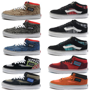  万斯Vans专柜正品代购男鞋 Half Cab春季保暖蛇纹板鞋sk8休闲鞋高