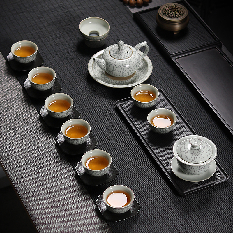 龙泉青瓷壶承茶具套装家用陶瓷功夫茶具茶杯整套茶道盖碗茶壶礼品|ruв категории посуда, чайный сервиз, набор чайный сервиз - от Buy2taobao.com для оказания профессиональной услуги покупки агента Taobao
