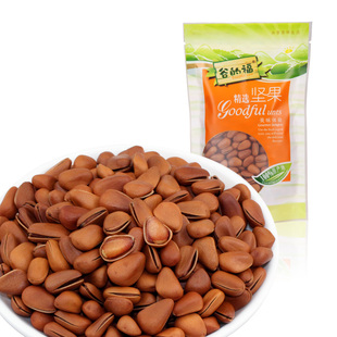  谷的福 坚果零食特产 开口松子东北松子野生红松子 5件包邮特价