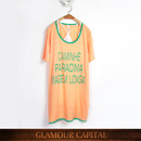 字母T恤 女 短袖 GLAMOUR CAPITAL 字母T恤 女 短袖 GLAMOUR CAPITAL