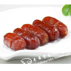  猪肉类 福建宏香记猪肉枣 猪肉脯 肉肠 猪肉粒 原味 200g 超好吃