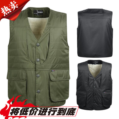 彬源中老年男装棉<em>马甲</em>男士加厚<em>保暖</em>棉<em>背心男式</em>