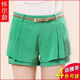  怀尔蔚包邮女装夏装新款韩版裙裤大码休闲裤裙热裤夏 女短裤