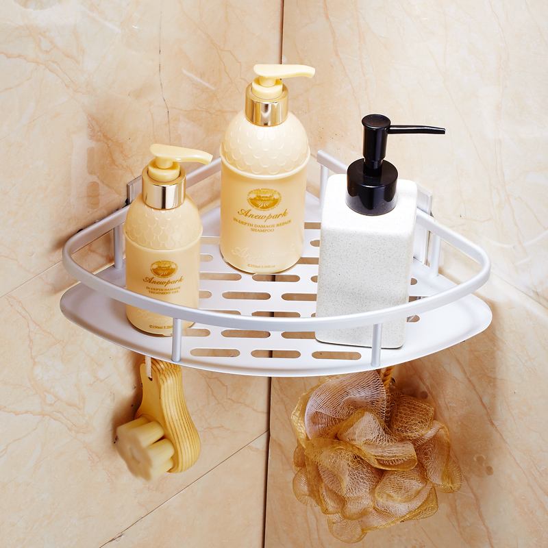Space aluminum Shower Room Shelf TOILET Tripod Corner shelf monolayer toilet balcony Storage rack Bathroom Accessoriesin the Decoration main material , Toiletries , Bathroom Hardware/Pendant , Bathroom Jiaojia category - from Buy2taobao.com to provide professional Taobao agent buy service