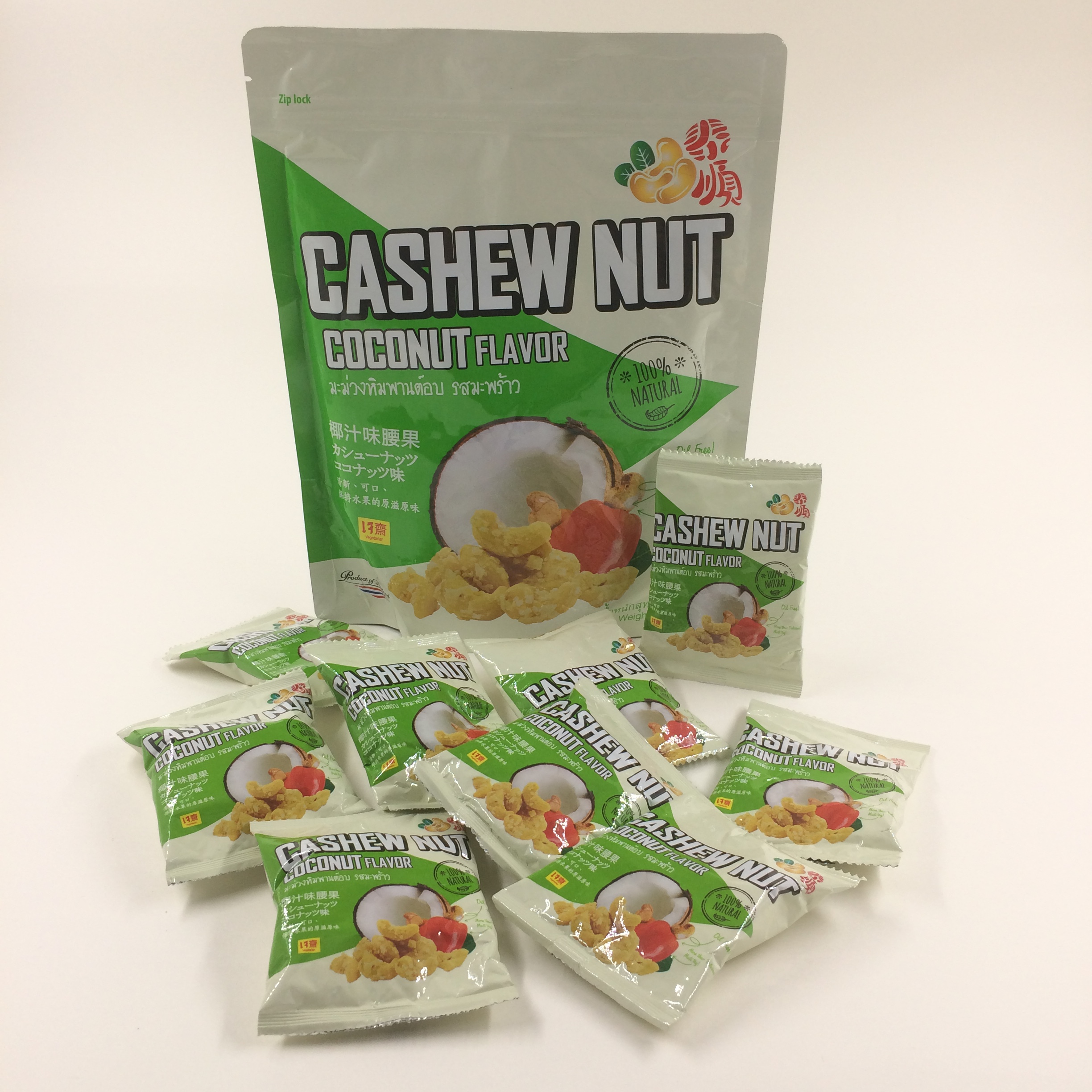 泰国原装进口炭烧腰果 泰顺椰汁榴莲味腰果 189克21*9小包包邮|msdalam kategori makanan ringan/Nuts/Specialty, Hickory/Nuts/pemanggangan, gajus - dari Buy2taobao.com untuk memberikan perkhidmatan ejen Taobao profesional membeli