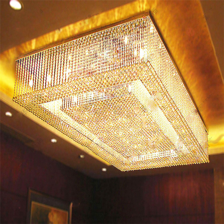 square hotel Engineering Lamps villa a living room LED Ceiling lamp Marketing Center Sales offices Non-standard club Crystal lampin the Decoration main material , Lamps , Ceiling category - from Buy2taobao.com to provide professional Taobao agent buy service