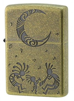 美国代购Zippo打火机 Kokopelli黄铜印第安人与月亮图案|ruв категории ZIPPO/швейцарский армейский нож/очки, бренд зажигалки и аксессуары, ZIPPO/" - от Buy2taobao.com для оказания профессиональной услуги покупки агента Taobao