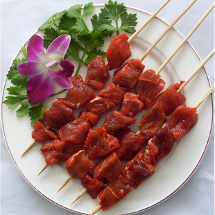  【原始烧烤】5串土猪肉串食材半成品烤肉串烤串生鲜肉类食品限量