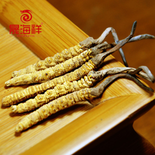  晟海祥西藏那曲冬虫夏草新货虫草正品钻石2条/克