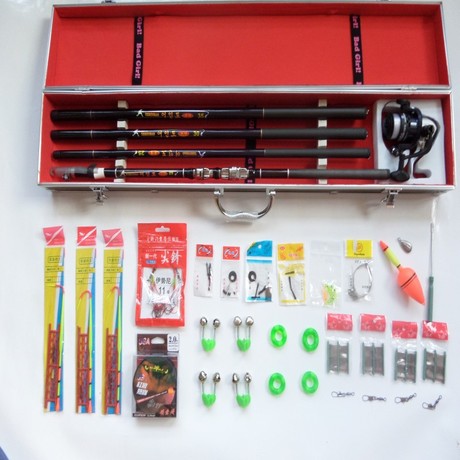 宝宝诚信渔具掌柜推荐新手入门3支手竿+1支矶