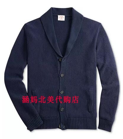 美国直邮Brooksbrothers布克兄弟 男士经典针织披肩纯色开衫19春|msdalam kategori Pakaian Lelaki, baju sejuk/sweater - dari Buy2taobao.com untuk memberikan perkhidmatan ejen Taobao profesional membeli
