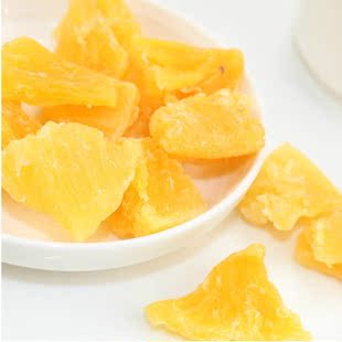  29.9元包邮买3送1 台湾进口零食小熊果子关庙凤梨菠萝干 酸甜果脯