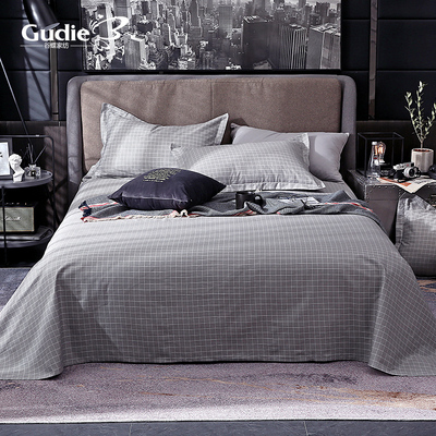 北欧简约全棉床单单件学生宿舍单人1.2米1.5男士双人1.8m纯棉被单