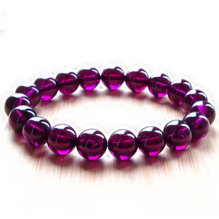  石榴石手链天然石榴石手链正品石榴石乌拉圭石榴石紫牙乌石榴石