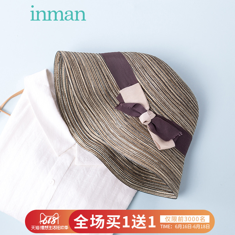 Inman Hat literature Versatile Fisherman hat solar system Traveling Straw hat Summer is small fresh Visor Foldable Hatin the Accessories/Leather belt/Hat/Muffler , Hat category - from Buy2taobao.com to provide professional Taobao agent buy service