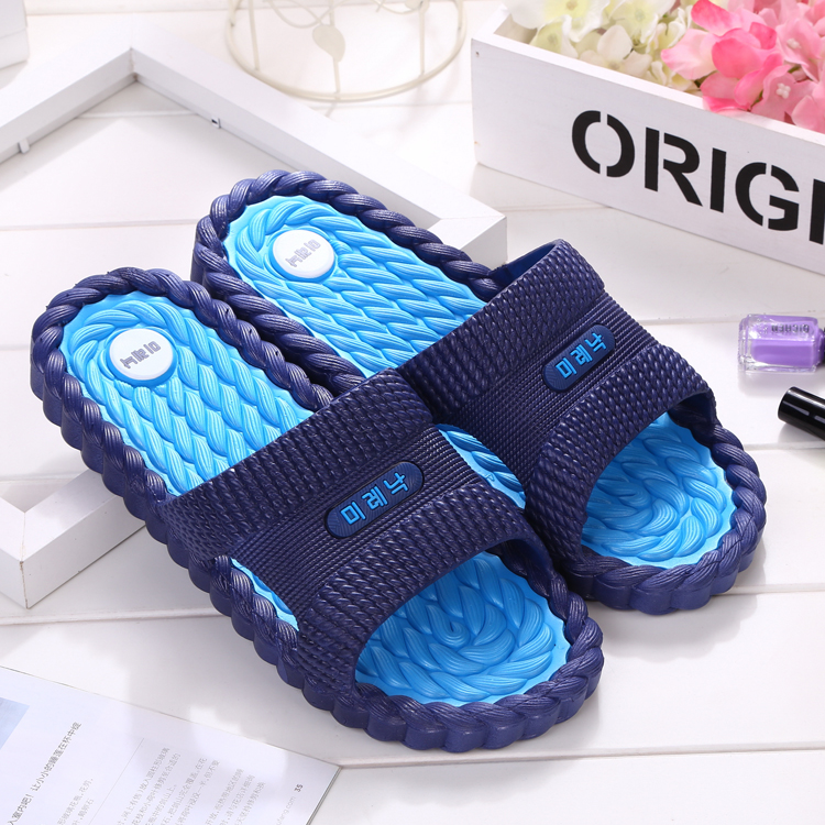 summer Outdoor Slippers indoor Shower Room non-slip Lovers slippers Korean Edition soft sole wear-resisting one word sandalsin the Men's Shoes, Slippers category - from Buy2taobao.com to provide professional Taobao agent buy service