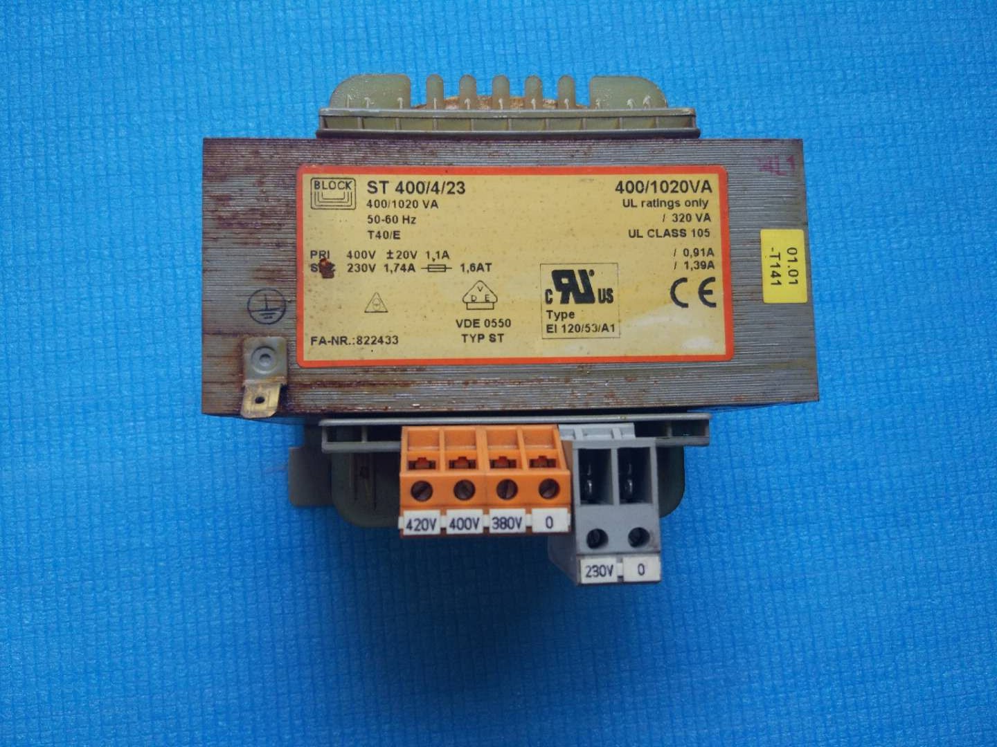 控制 隔離 變壓器 三相變220V BLOCK ST 400/4/23 400/1020VA勁爆在類目 五金/工具, 變壓器, 控制變壓器中 - 來自Buy2taobao.com提供專業的淘寶代購服務