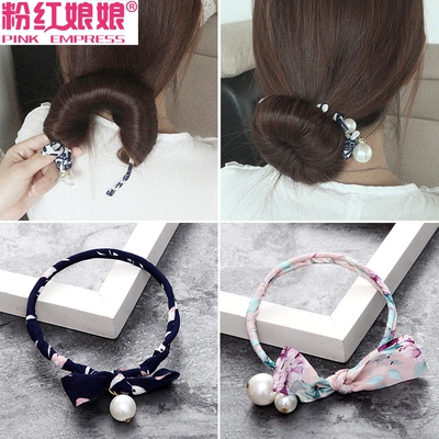 丸子头盘发器百变蓬松造型器韩国扎头发饰品发带发饰头饰女花苞头