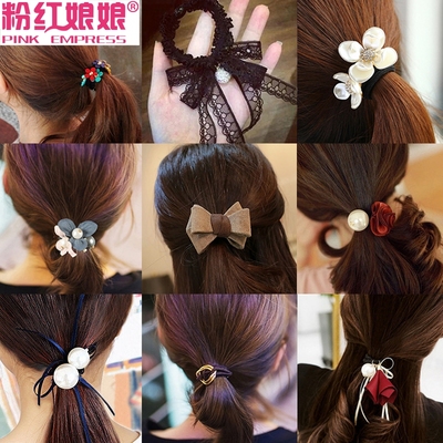 韩国饰品发饰发圈成人头绳扎头发橡皮筋发绳头饰发带皮套发夹发卡