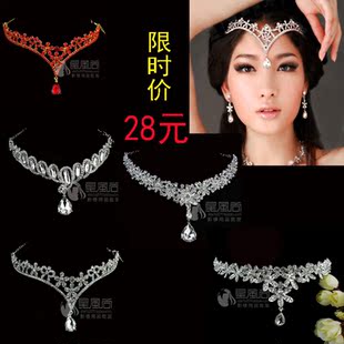  超值韩式新娘额饰 头饰 发饰 项链两用款 结婚饰品 影楼饰品批发