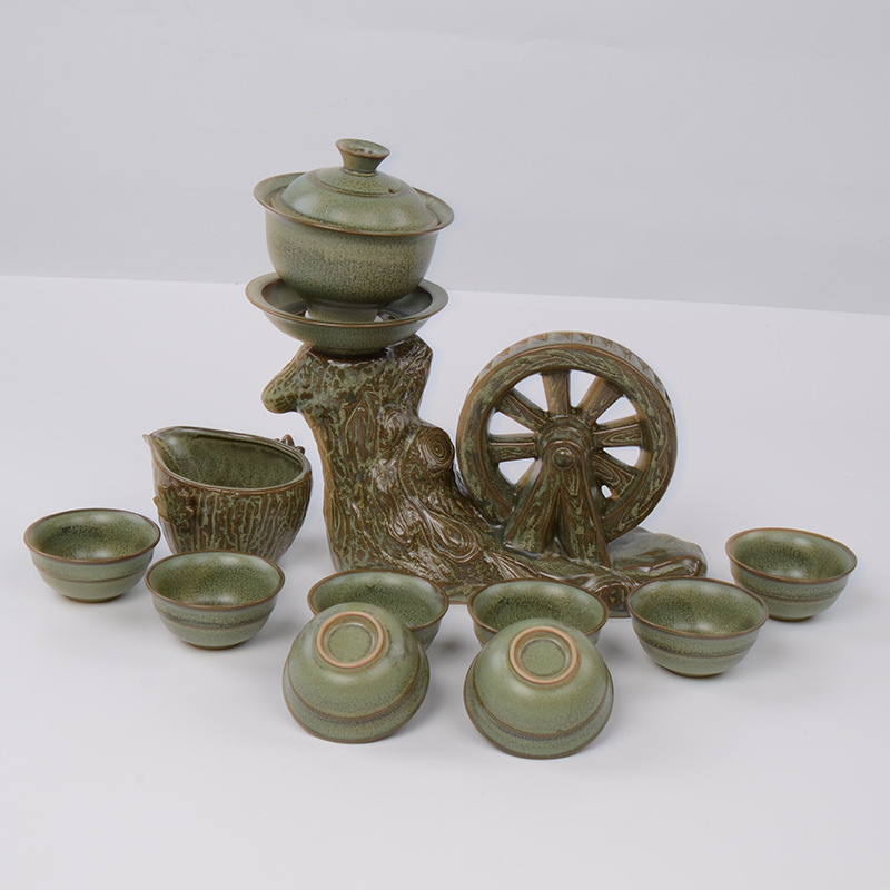 Zhuo Yu Wind automatic tea set Lazy man Make tea tea utensils Stone mill personality semi-automatic tea setin the Tableware , Tea set , Tea package category - from Buy2taobao.com to provide professional Taobao agent buy service