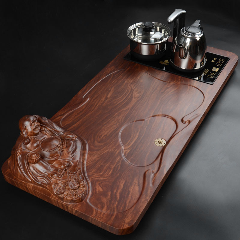 solid wood Ko Muk new pattern Maitreya Buddha a complete set tea tray tea set suit Four An electric appliancein the Tableware , Tea set , Tea tray category - from Buy2taobao.com to provide professional Taobao agent buy service