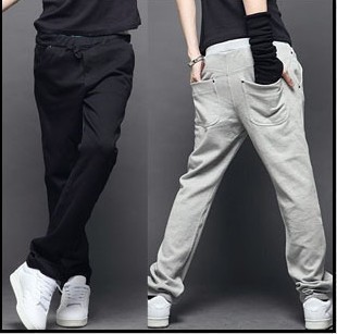 男款运动裤 韩版宽松小脚<em>哈伦裤</em> 休闲长裤 <em>马裤</em>